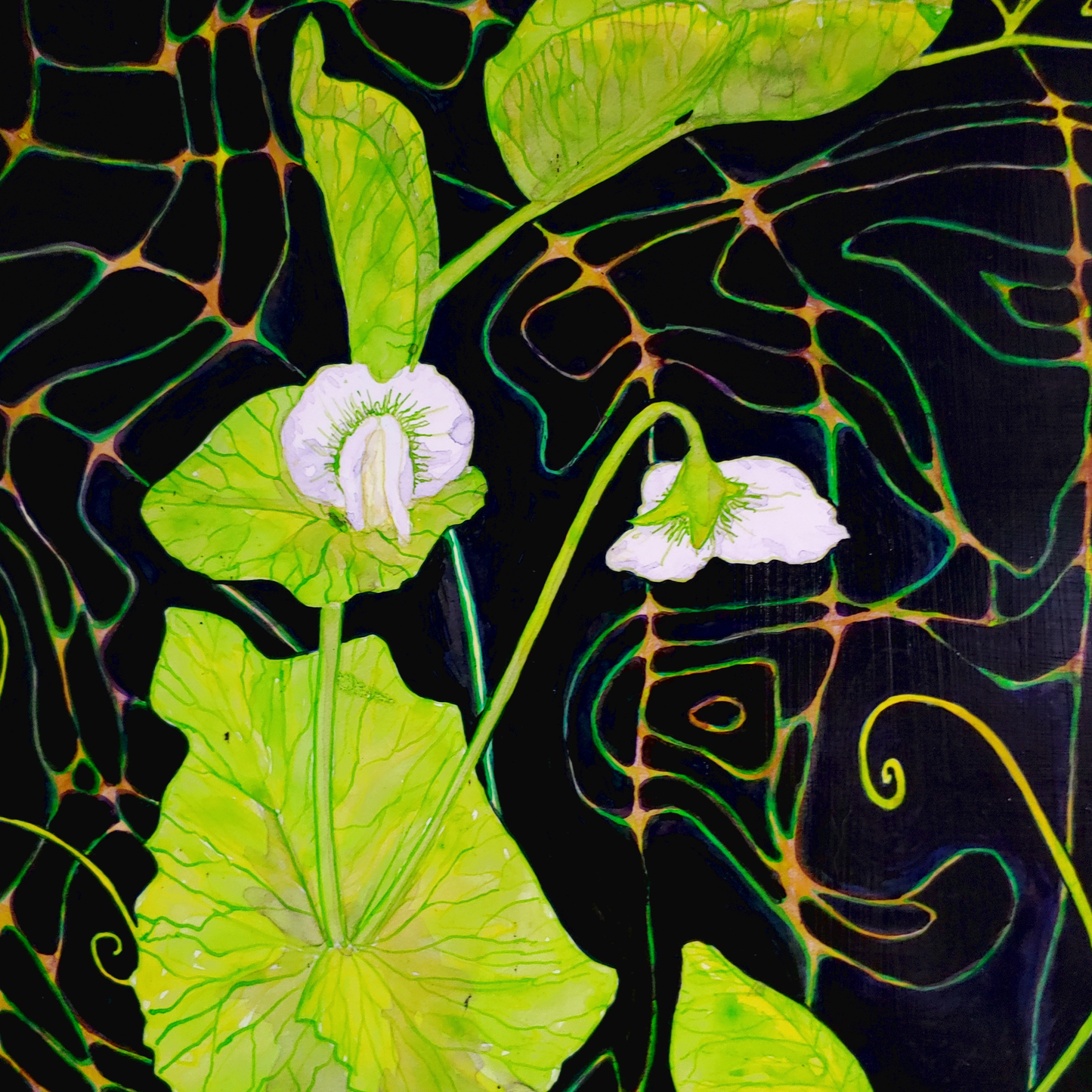Phototropic Flow Original Ink Painting