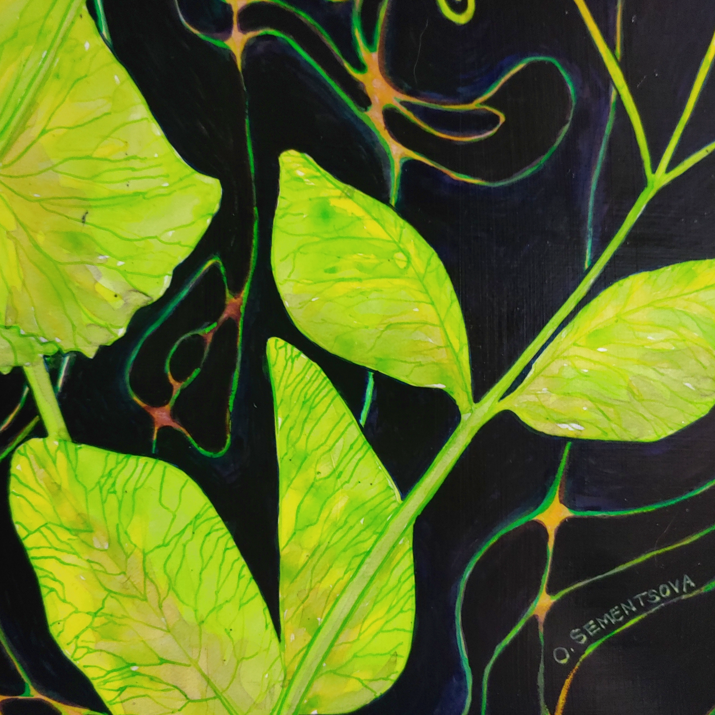 Phototropic Flow Original Ink Painting