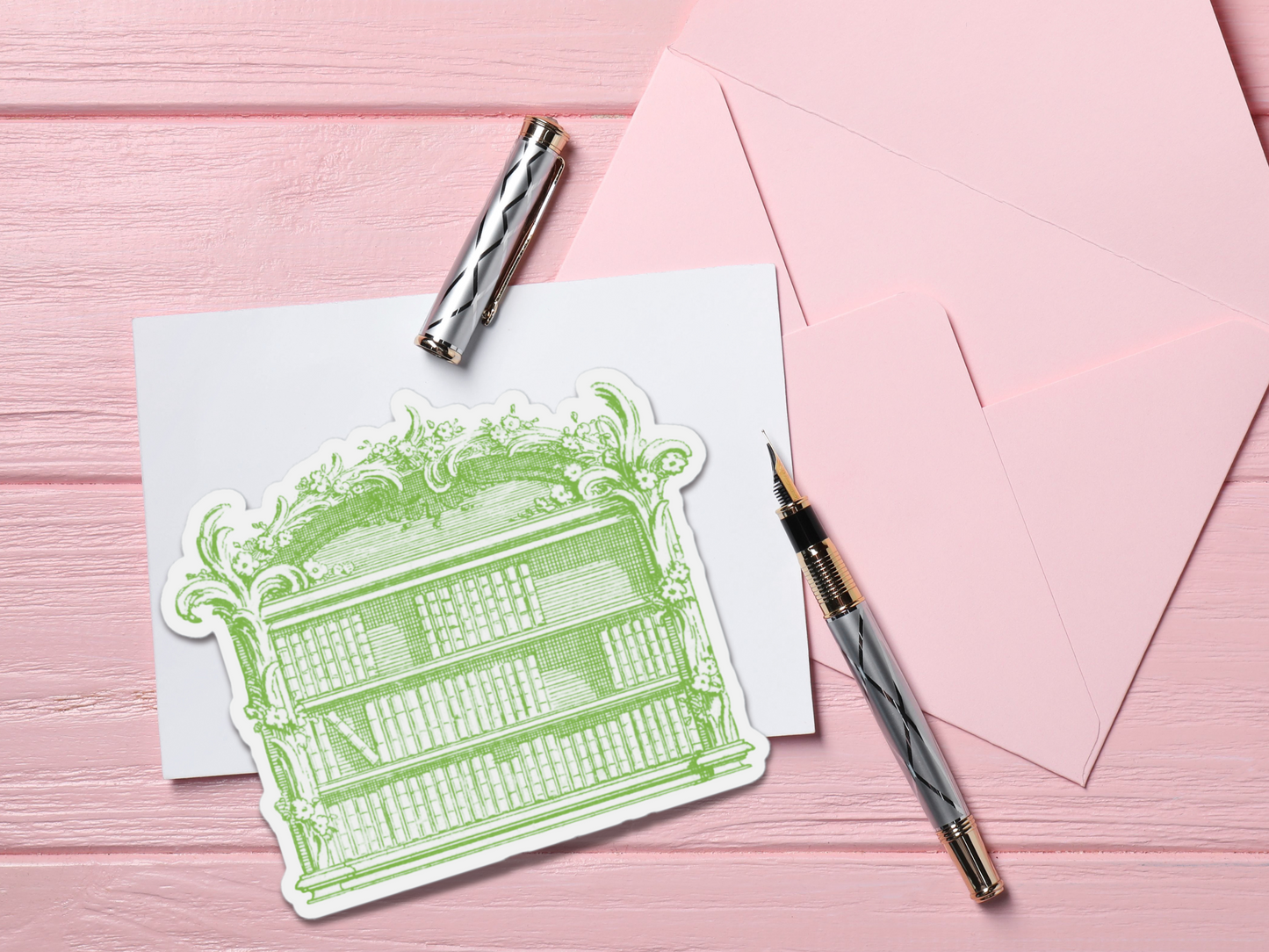 Rococo Library Vinyl Sticker