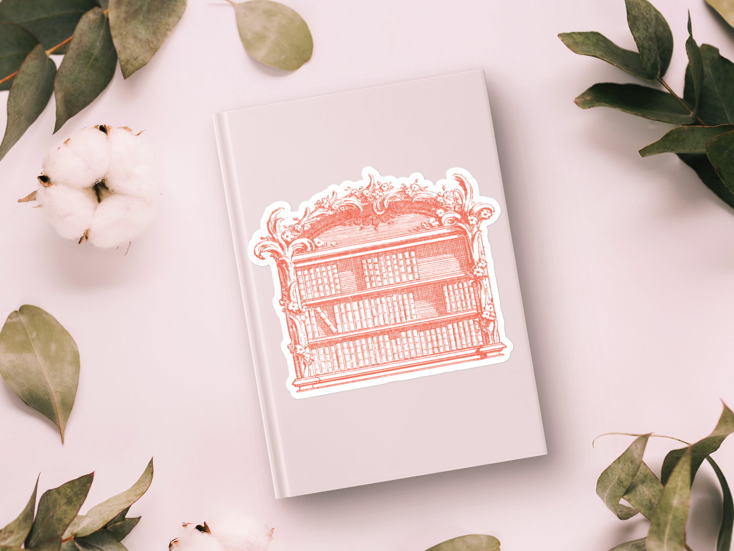 Rococo Library Vinyl Sticker
