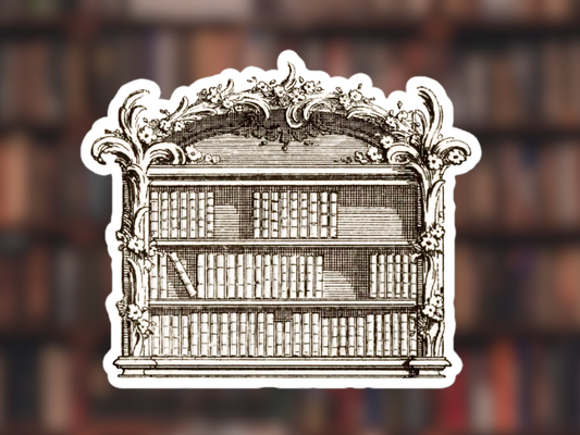 Rococo Library Vinyl Sticker