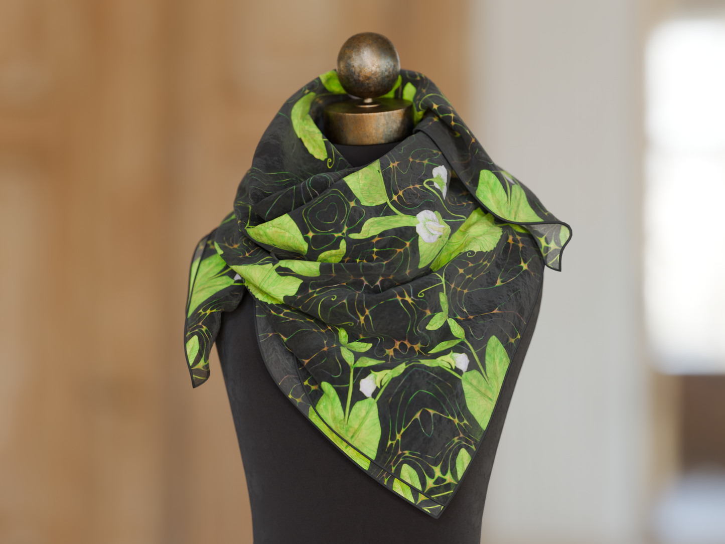 Phototropic Flow Silk Scarf