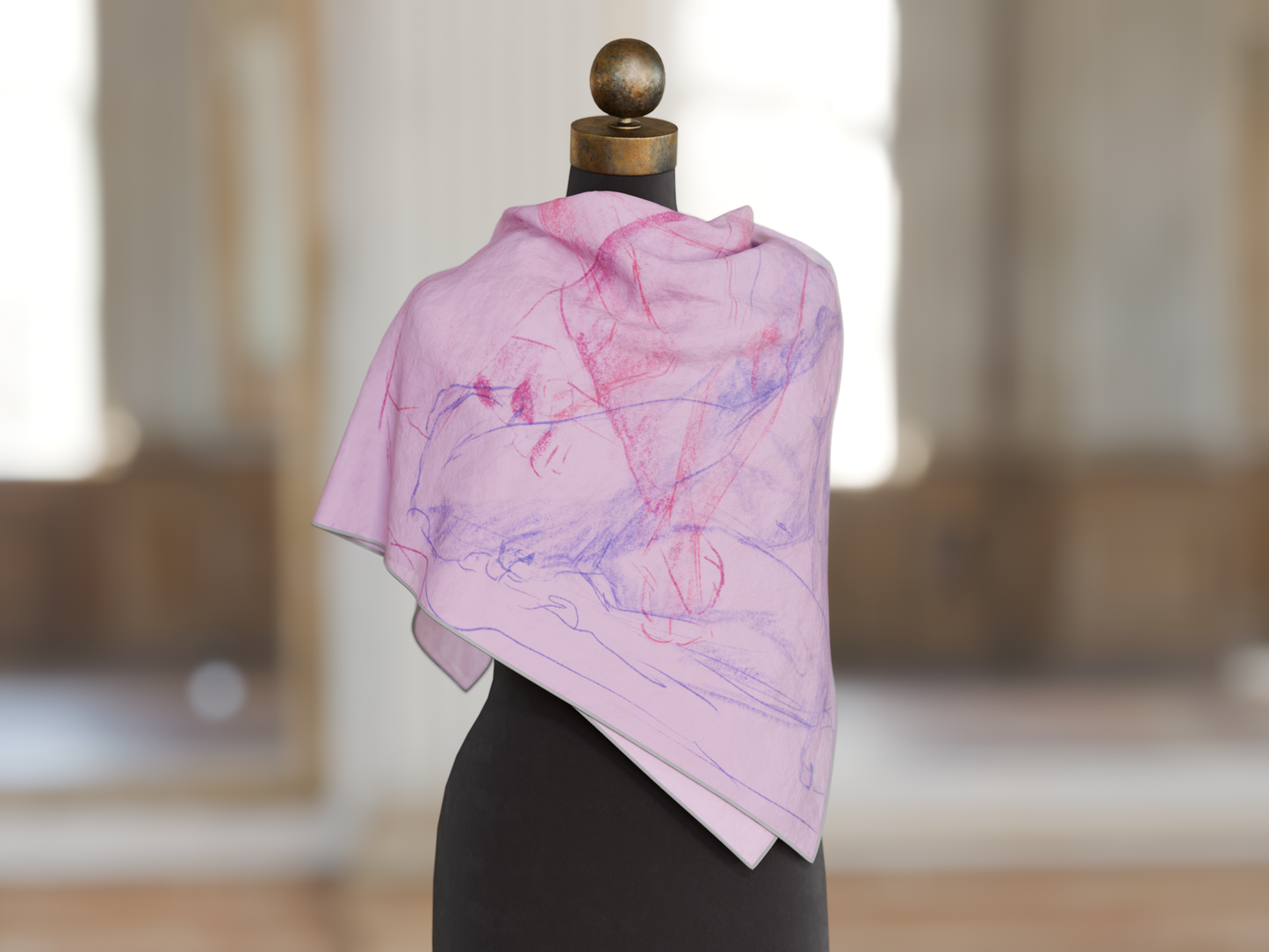 Naked Ladies Silk Scarf