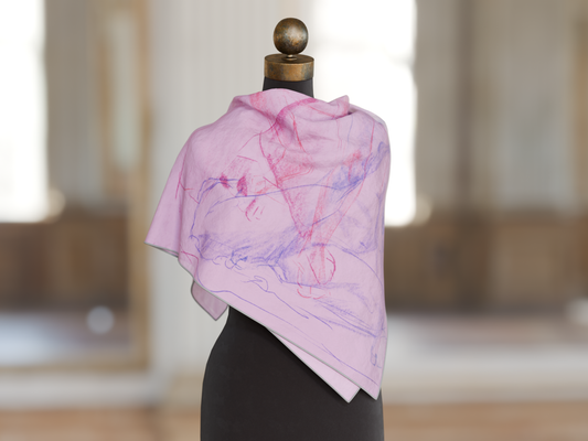 Naked Ladies Silk Scarf