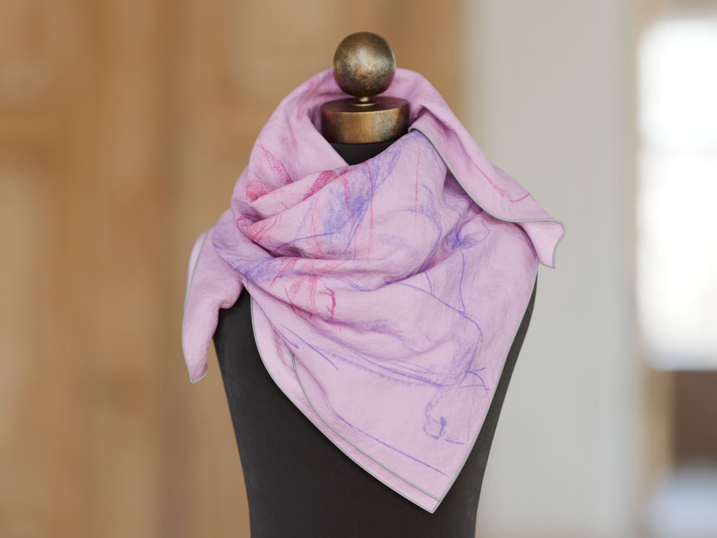 Naked Ladies Silk Scarf