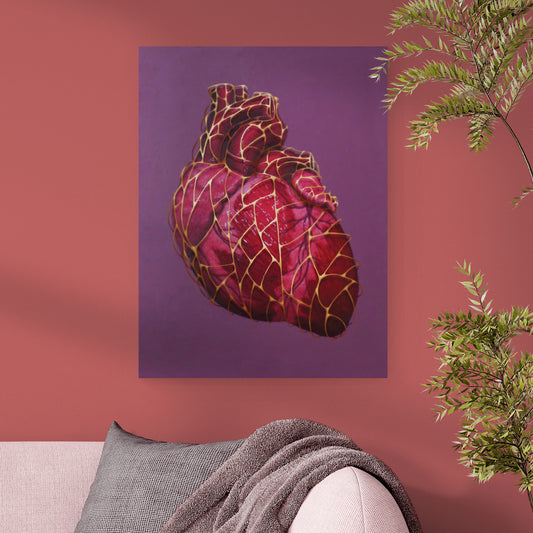 Heart of Gold Art Print
