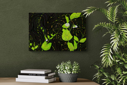 Pea Plant Painting