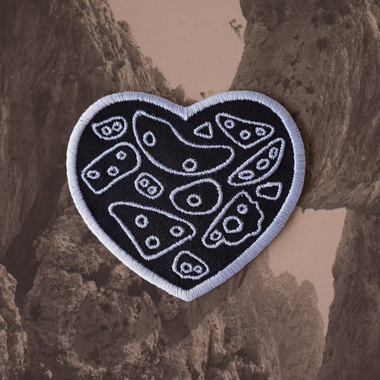 Climbing Heart Embroidered Patch