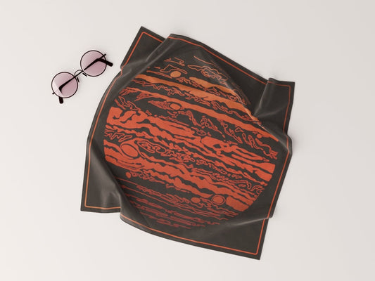 Bright Jupiter Silk Handkerchief
