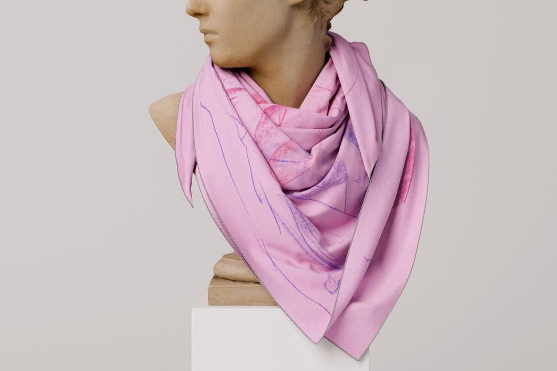 Naked Ladies Silk Scarf