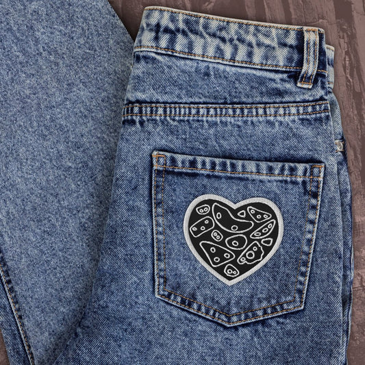 Climbing Heart Embroidered Patch