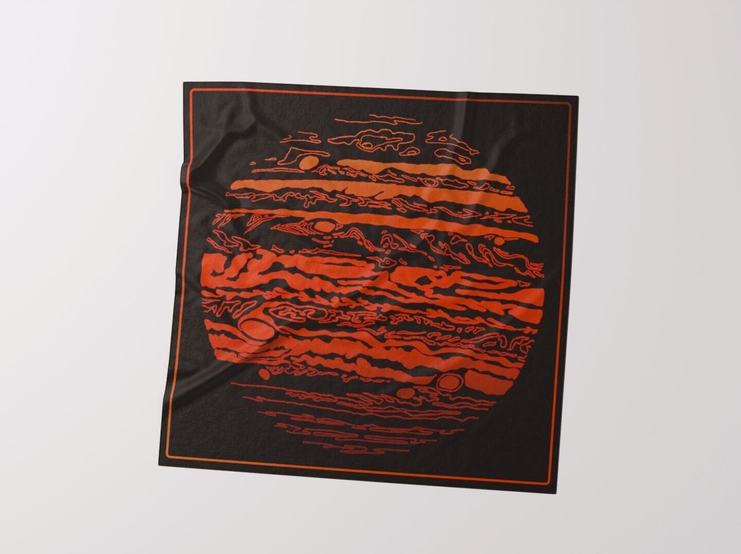 Bright Jupiter Silk Scarf
