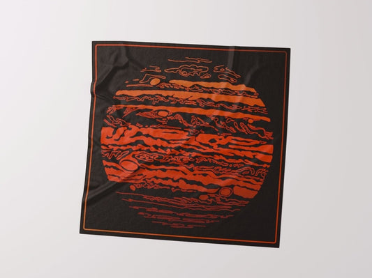 Bright Jupiter Silk Scarf