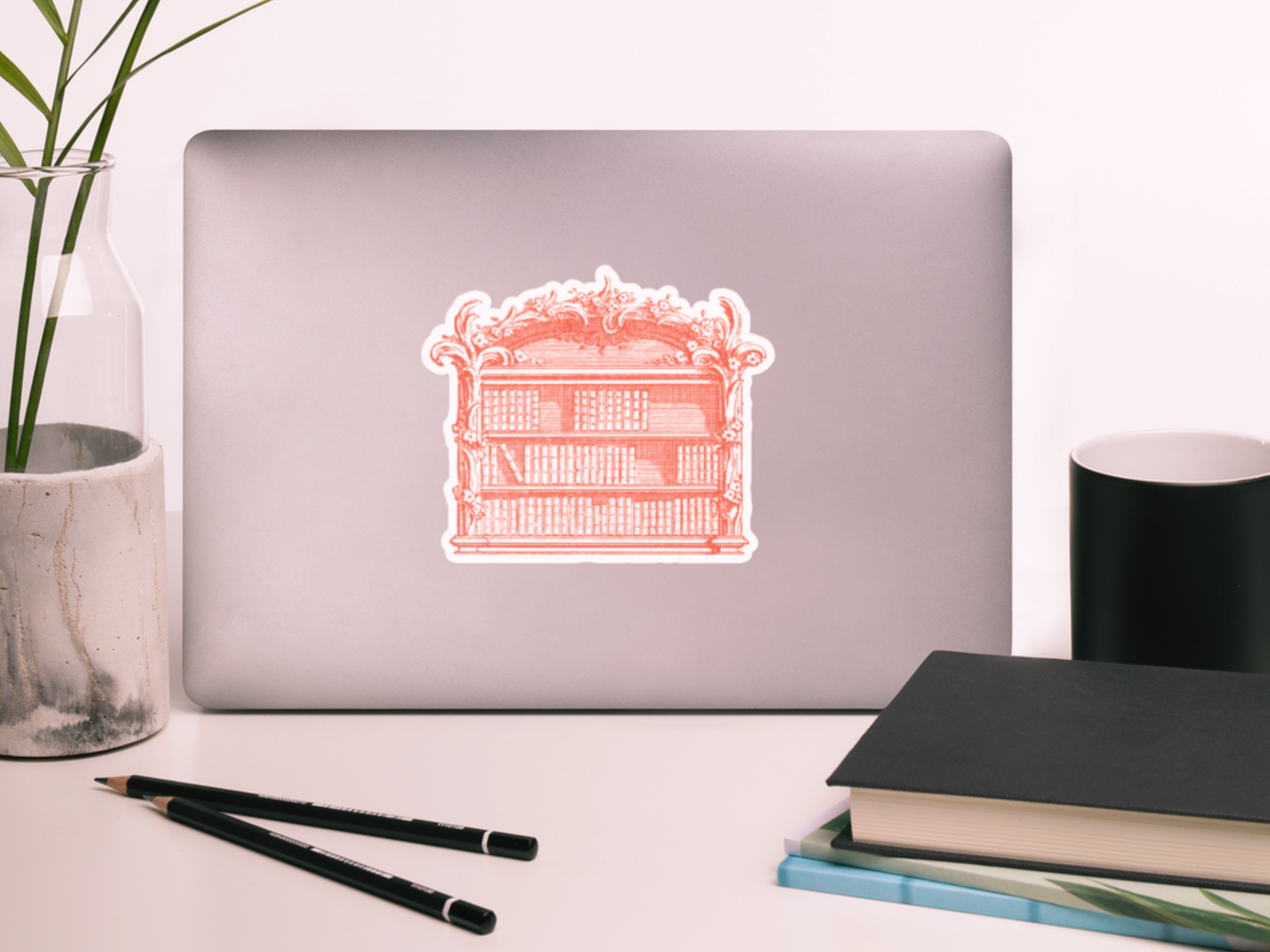 Rococo Library Vinyl Sticker