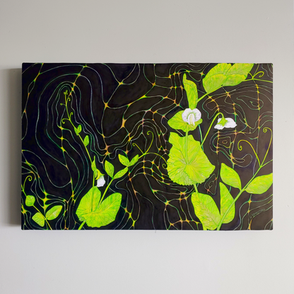 Pea Plant Painting