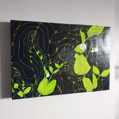 Pea Plant Painting