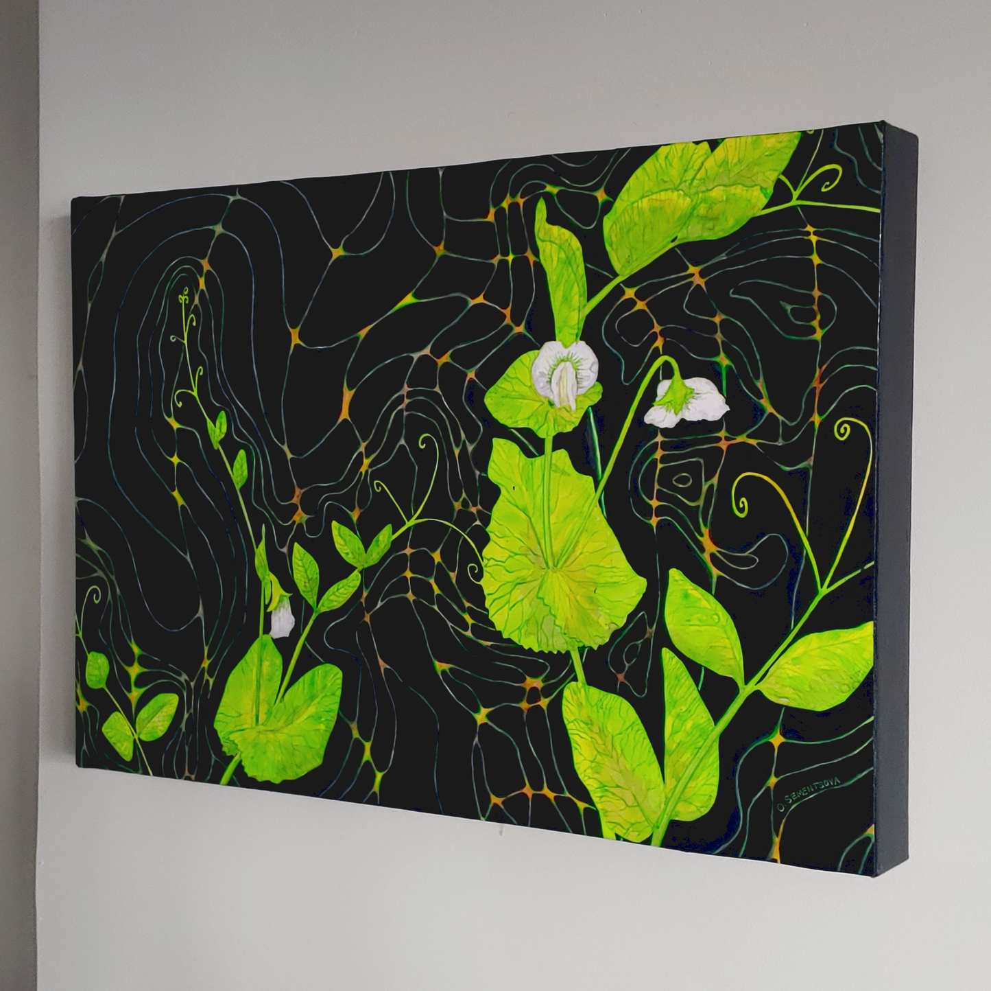 Pea Plant Painting