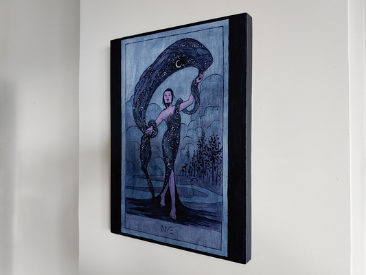 Nyx Goddess of Night Original Painting