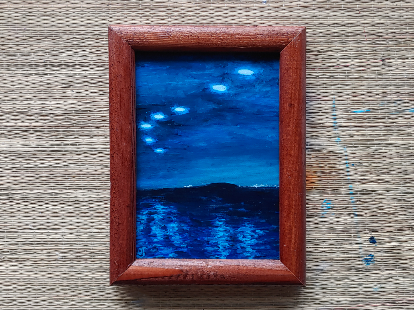 UAPs At Night Original Painting