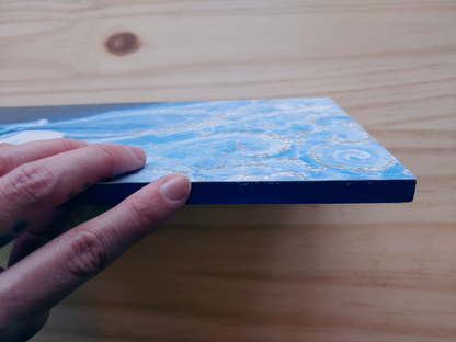 Polar Bear Run Mounted Print