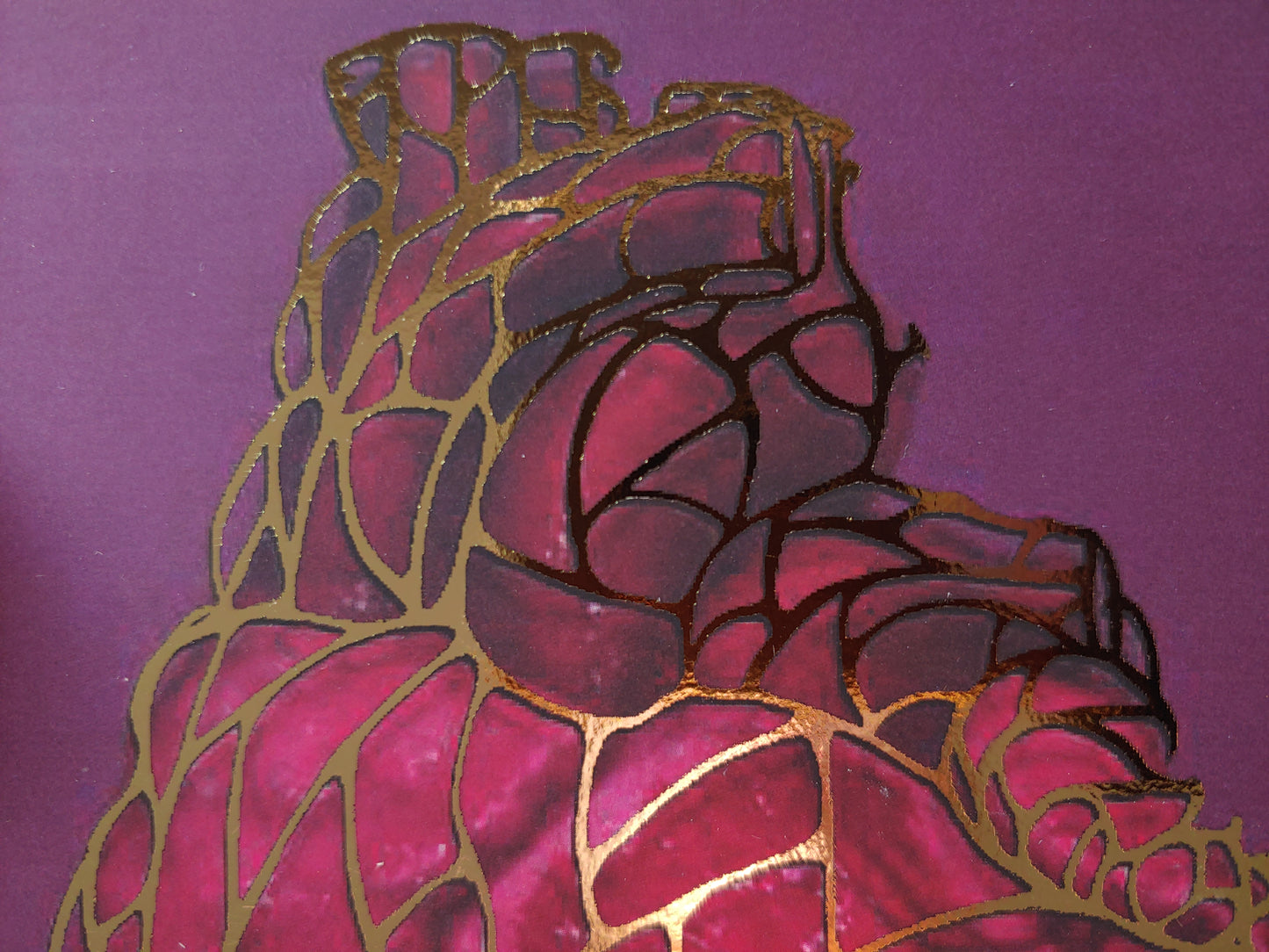 Heart of Gold Gilded Art Print