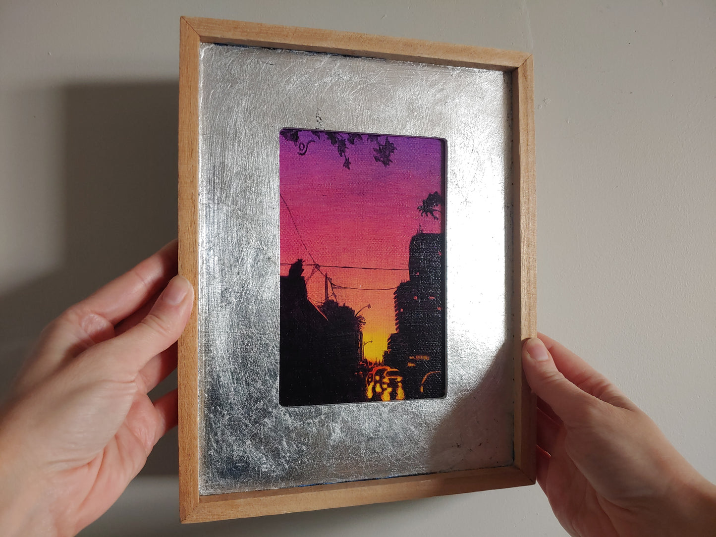 Gargoyles in the City at Sunset