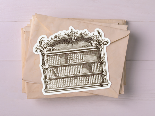 Rococo Library Vinyl Sticker