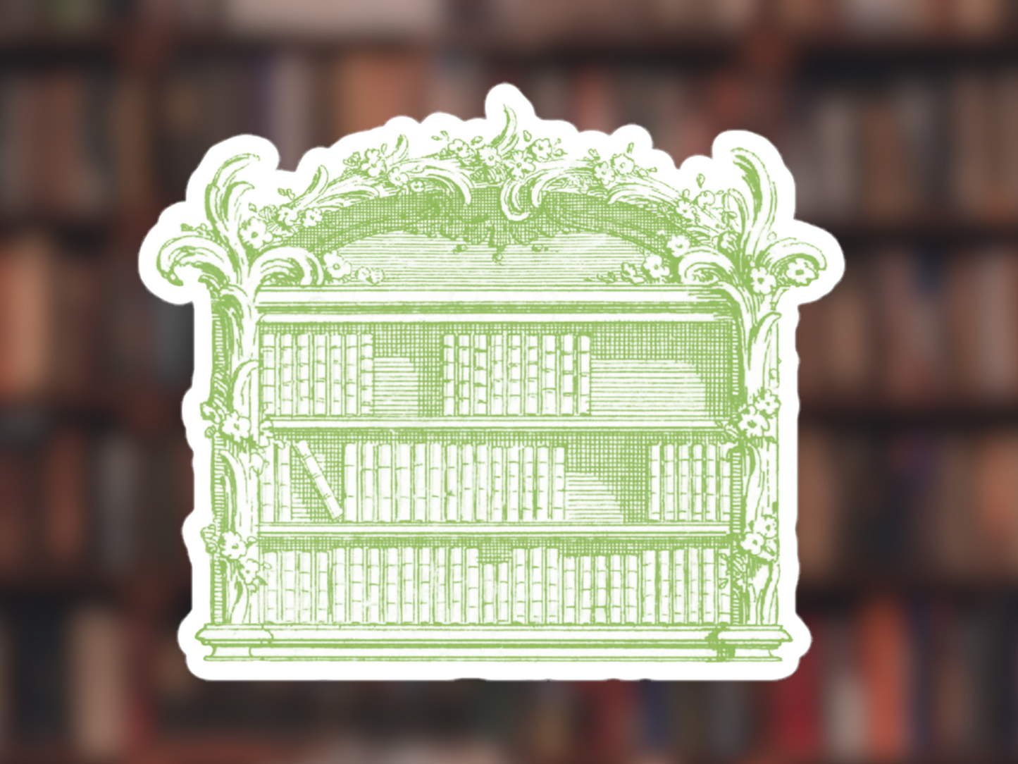 Rococo Library Vinyl Sticker