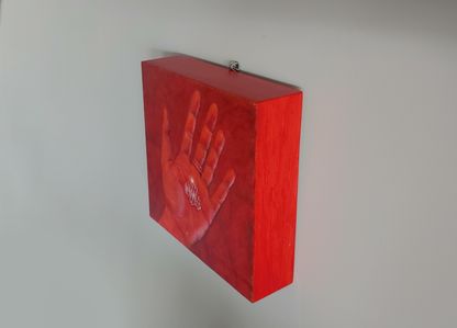 Wishes and Secrets in Hand Original Painting