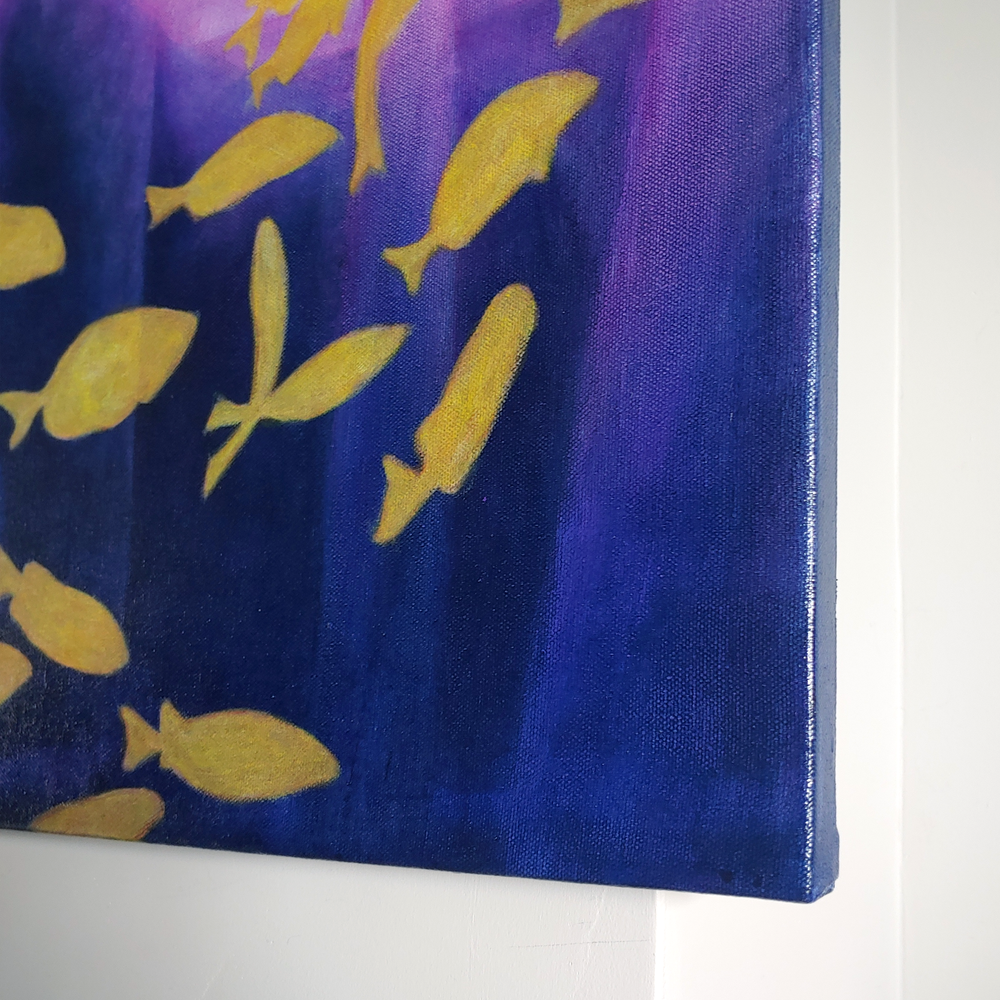 Lulu at the Window Original Painting