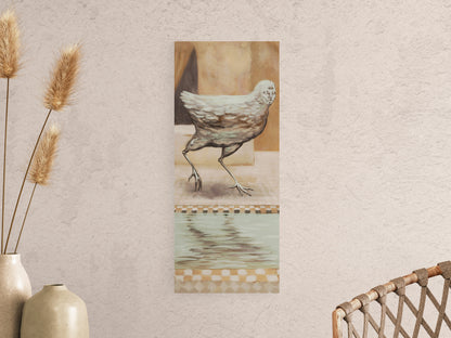 Surreal Silver Bird Art Print Limited