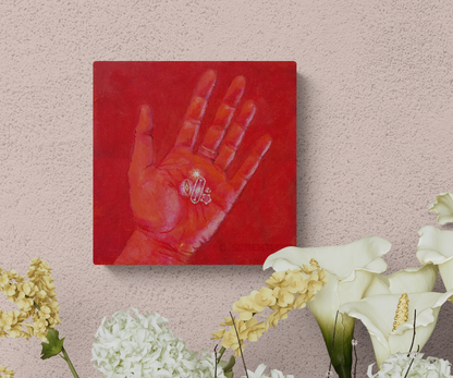 Wishes and Secrets in Hand Original Painting