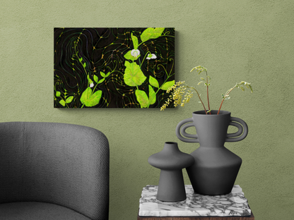 Pea Plant Painting
