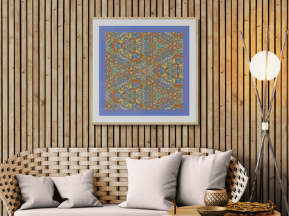 Orange Haze Pattern Limited Edition Print