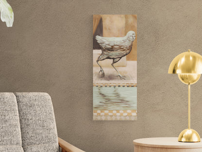 Surreal Silver Bird Art Print Limited