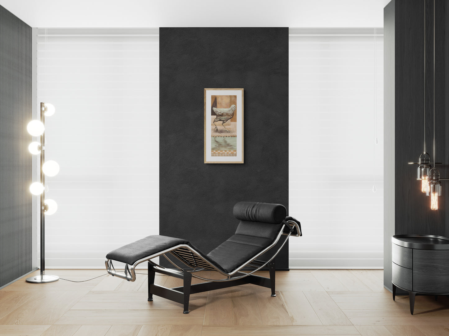 Surreal Silver Bird Art Print Limited