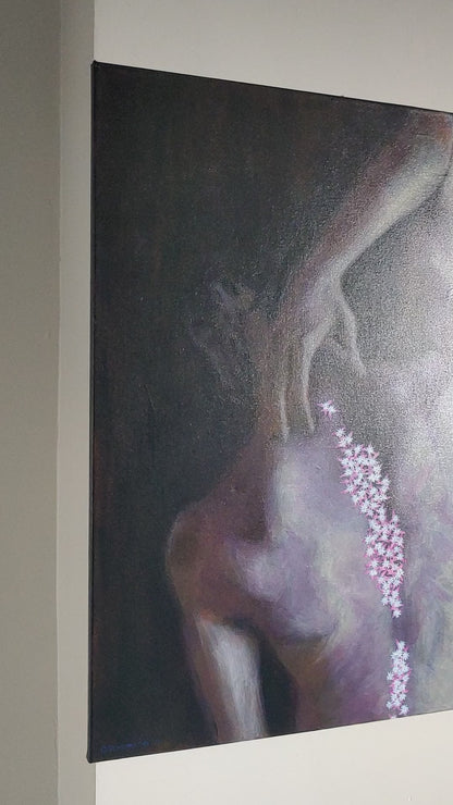 Unseen Flowers Painting on Canvas