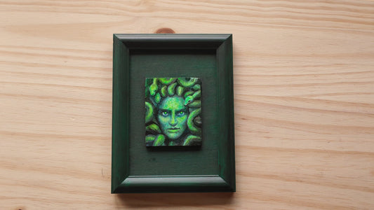 Medusa Framed Painting