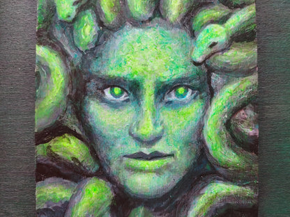 Medusa Framed Painting