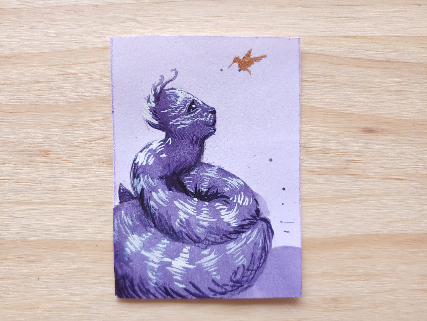 ACEOs Purple + Copper