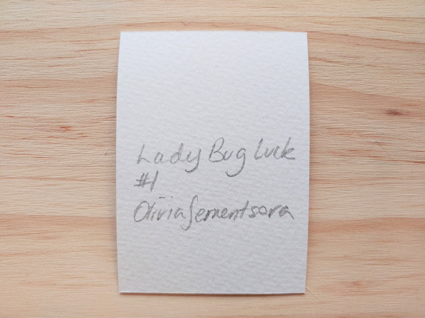 Lady Bug Luck ACEOs