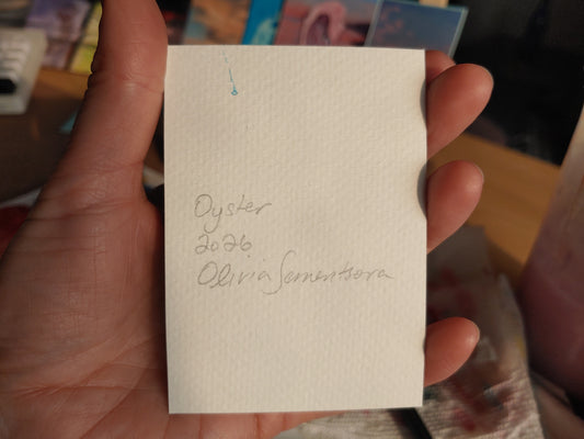 Surreal Oyster Tiny Painting