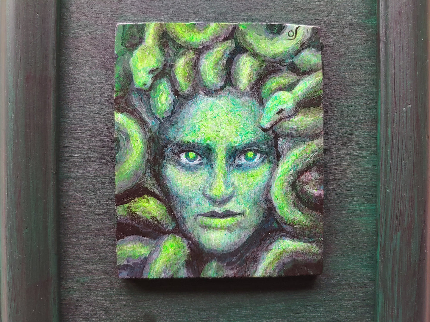 Medusa Framed Painting