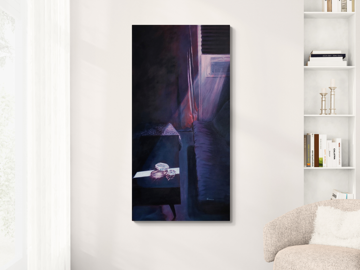 Ray of Light Painting on Canvas