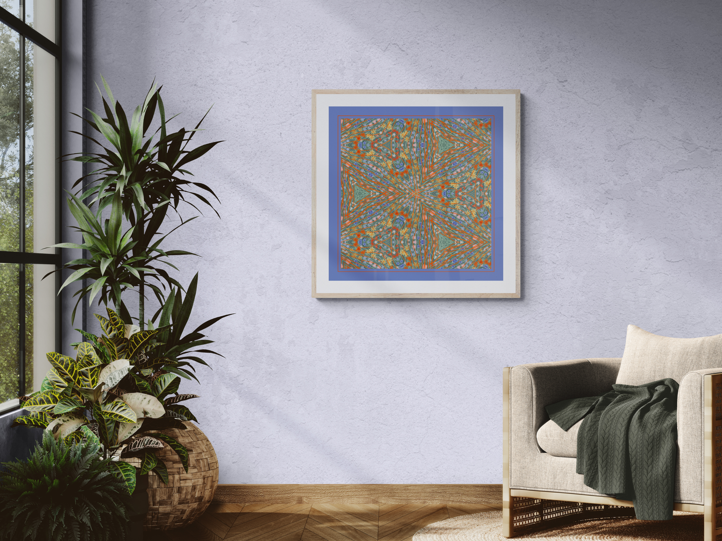 Orange Haze Pattern Limited Edition Print