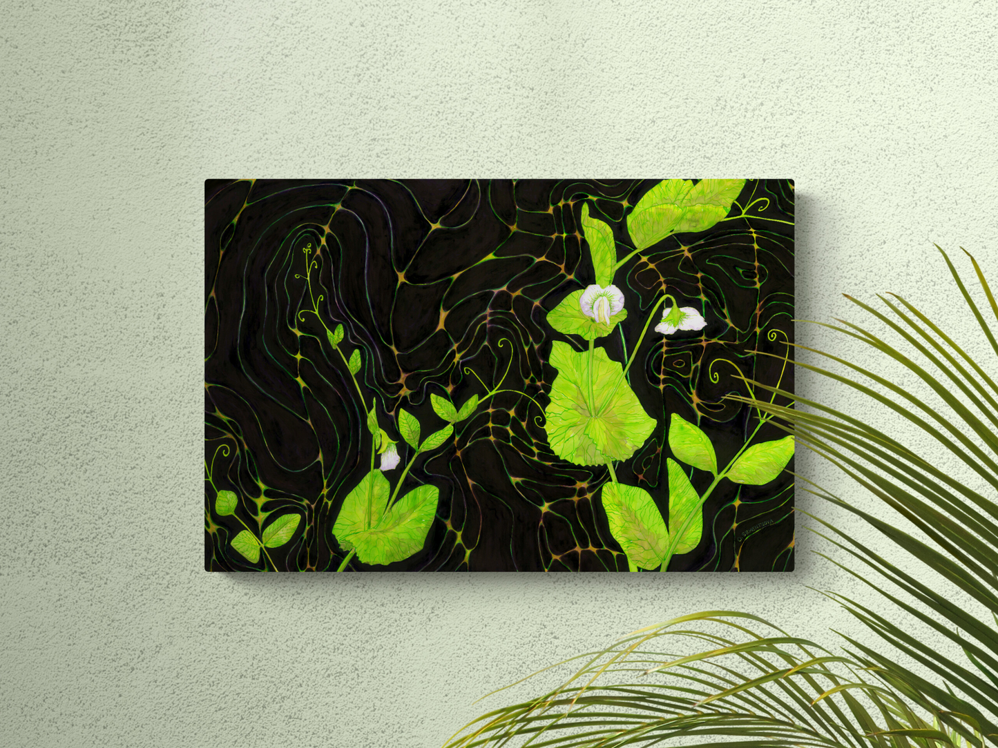 Pea Plant Painting